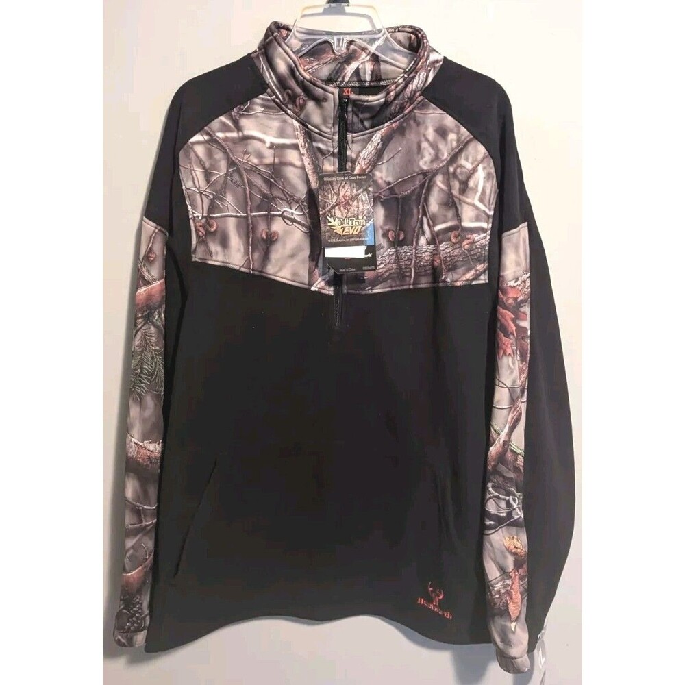 Huntworth Oak Tree EVO Black Camouflage Hoodie Sweatshirt Mens Size XL NWT
